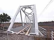 廃線となった島原鉄道の鉄橋 2009年1月20日